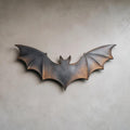 Rustic Bat Metal Wall Art – 2D UV Printed Aluminum Halloween Decor