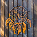 Dreamcatcher Metal Wall Art – 2D UV Printed Aluminum Feather Decor