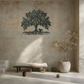 Tree of Life Metal Wall Art – 2D UV Printed Aluminum Nature Decor