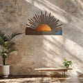 Sunset Metal Wall Art – 2D UV Printed Aluminum Patio Decor